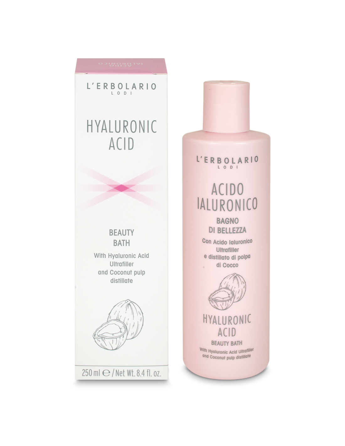 Gel douche beauté à l'acide hyaluronique