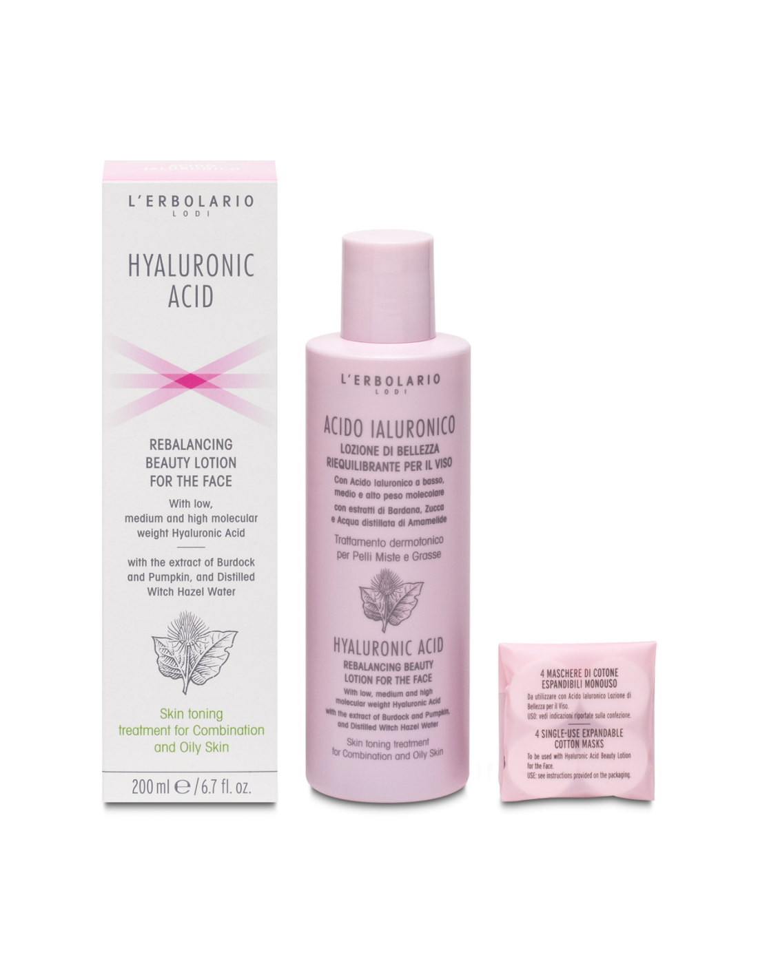 Acide Hyaluronique Lotion Rééquilibrante pour Peaux Mixtes et Grasses