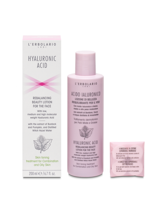 Acide Hyaluronique Lotion Rééquilibrante pour Peaux Mixtes et Grasses