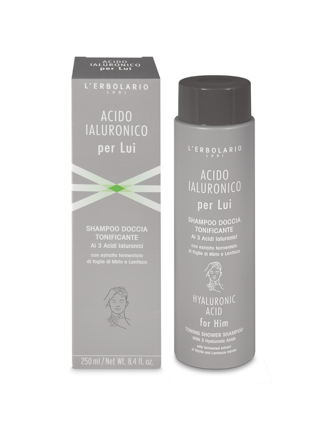 Acide Hyaluronique pour lui Shampoing douche