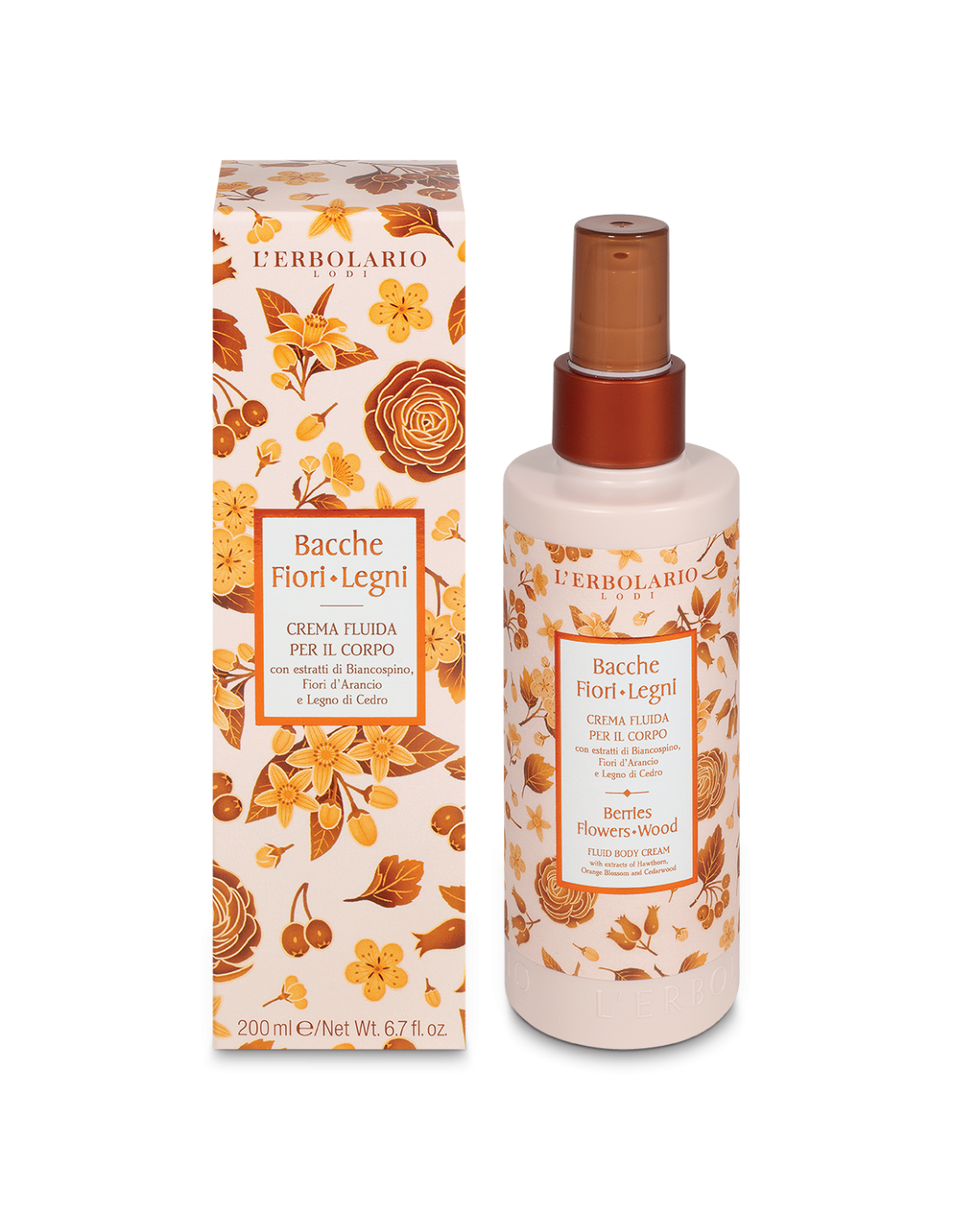 Crème fluide pour le corps Baies, Fleurs & Bois