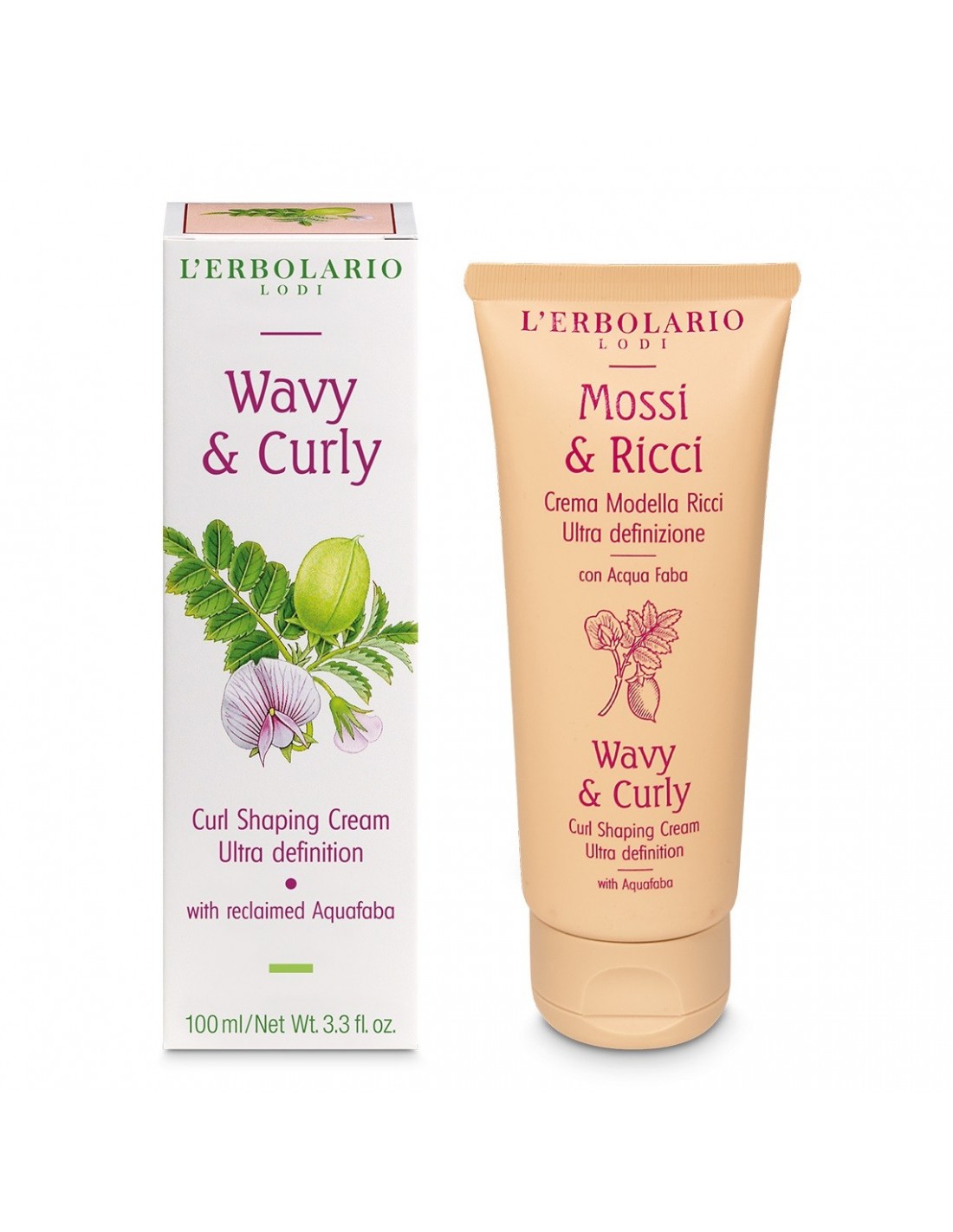 Crème modelante pour cheveux bouclés et ondulés