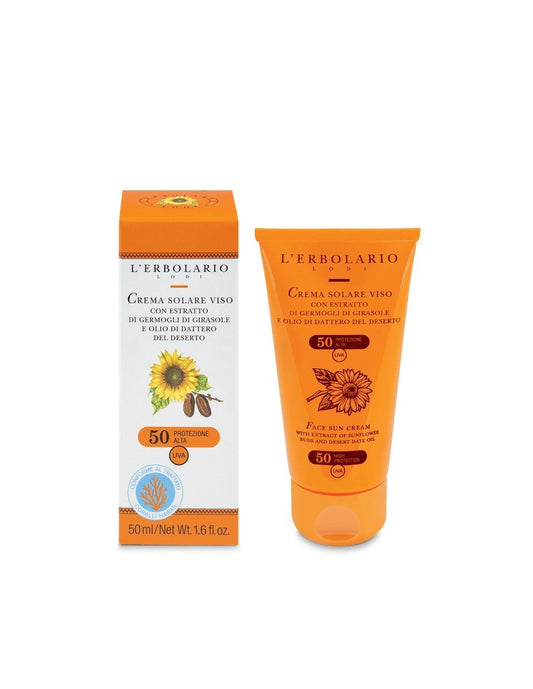 Crème solaire visage SPF 50