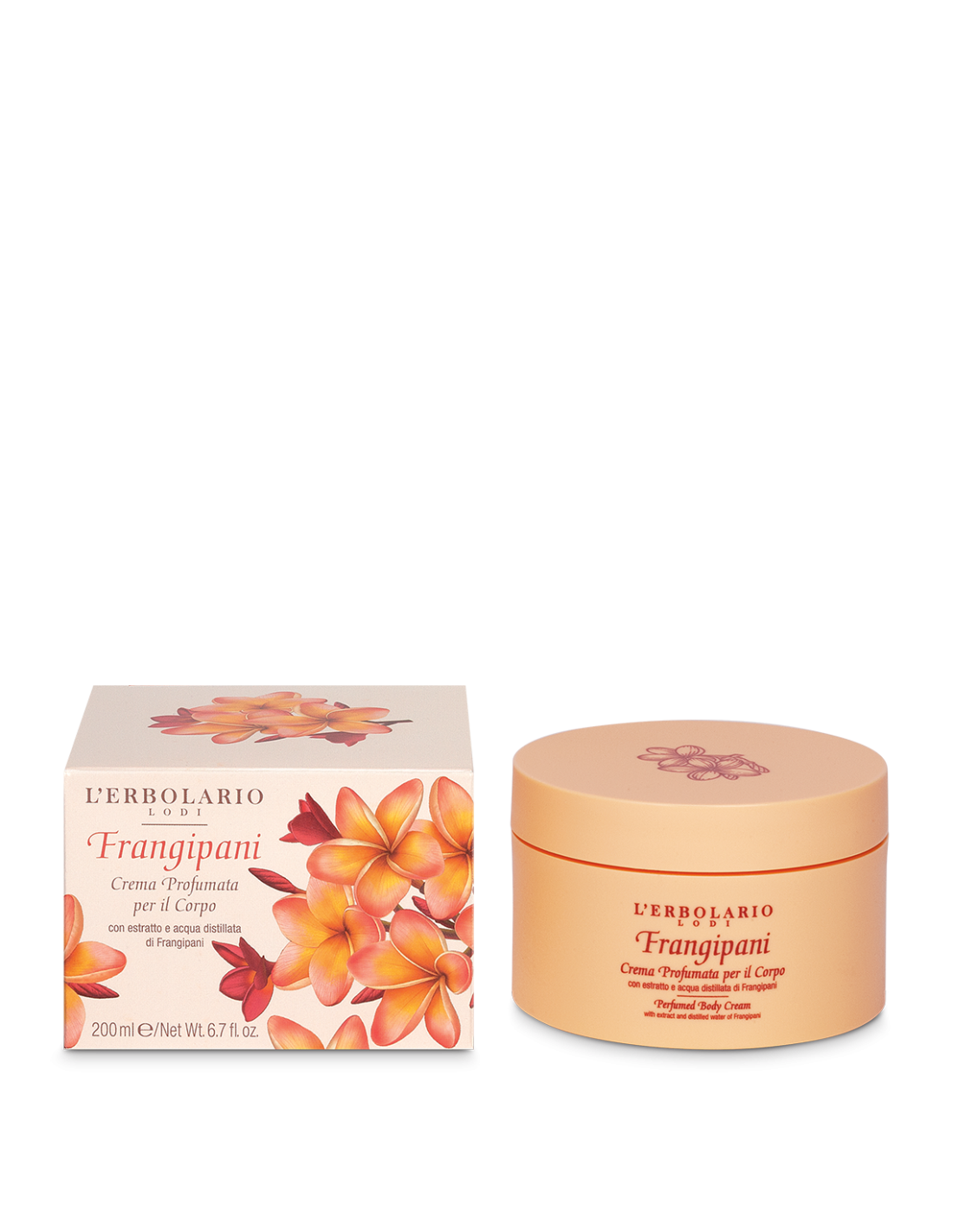Crème pour le corps au frangipanier