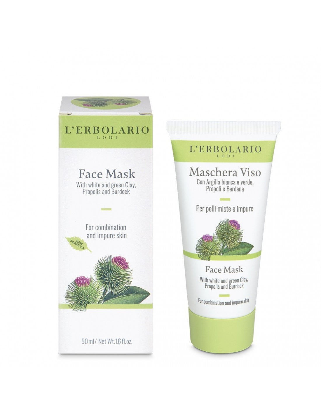 Masque visage - peaux mixtes et impures
