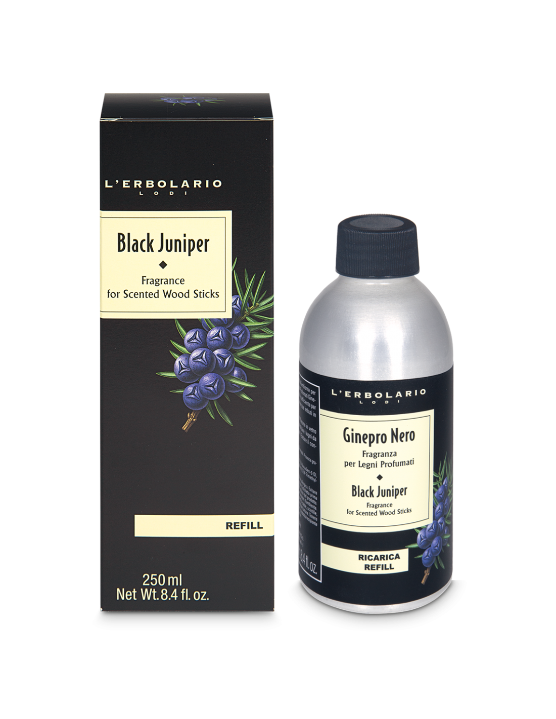 Recharge - Ginepro Nero Diffuseur maison - Genièvre noir